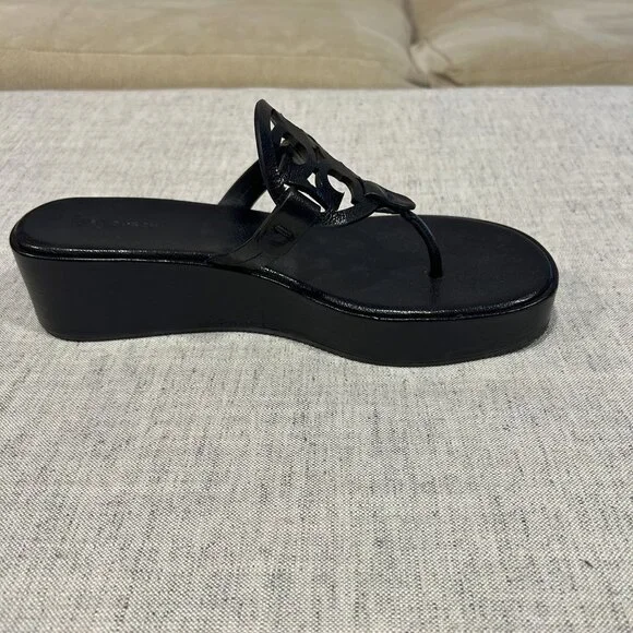 Tory Burch Miller Wedge Sandal - Picture 8 of 9